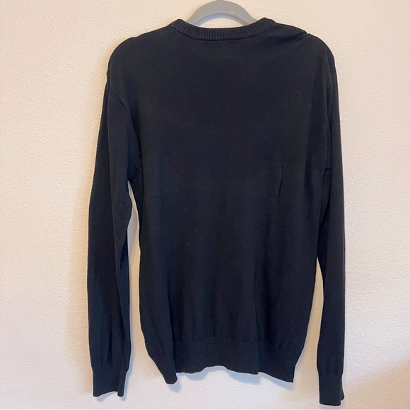 RUDE Unicorn skull pullover sweater, black and white, size M - Picture 9 of 11